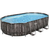 Bestway ovalni bazen sa čeličnom konstrukcijom Power Steel 610x366x122cm
